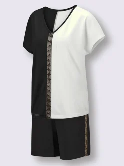 Pyjama court jersey fin