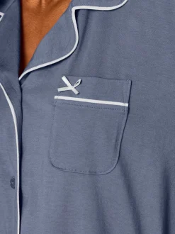 Pyjama court jersey fin