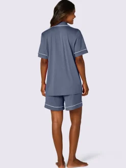 Pyjama court jersey fin