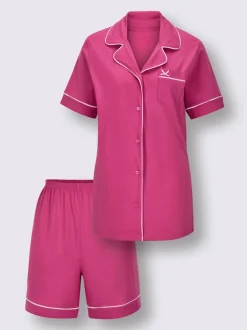 Pyjama court jersey fin