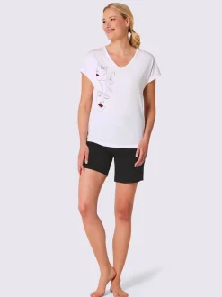 Pyjama court jersey fin