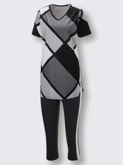 Pyjama court jersey fin
