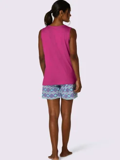 Pyjama court jersey fin
