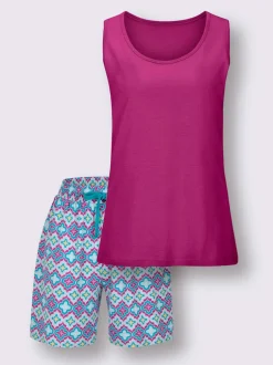 Pyjama court jersey fin