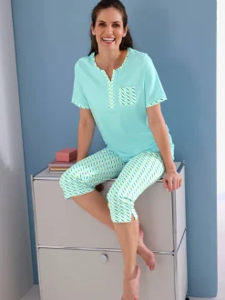 Pyjama court jersey fin