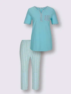 Pyjama court jersey fin