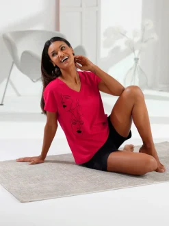 Pyjama court jersey fin