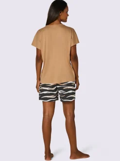 Pyjama court jersey fin