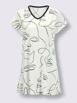 Pyjama court jersey fin