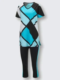 Pyjama court jersey fin