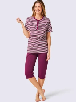 Pyjama court jersey fin