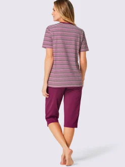 Pyjama court jersey fin