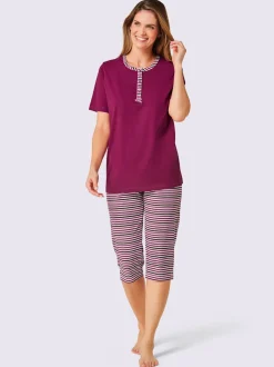 Pyjama court jersey fin