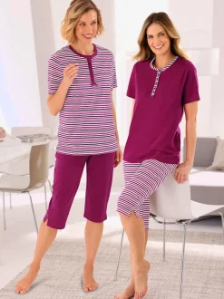 Pyjama court jersey fin