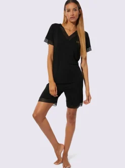 Pyjama court jersey fin