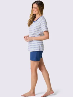 Pyjama court jersey fin