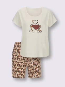 Pyjama court jersey fin