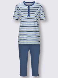 Pyjama court jersey fin