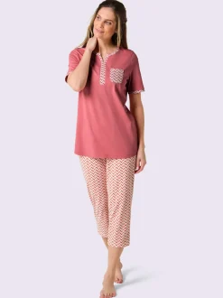 Pyjama court jersey fin