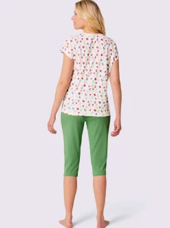 Pyjama court jersey fin