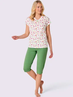 Pyjama court jersey fin