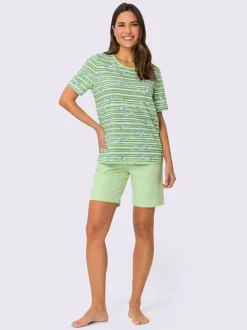 Pyjama court jersey fin