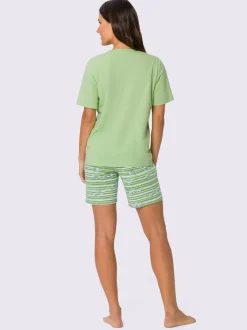 Pyjama court jersey fin