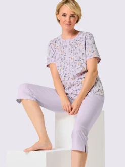 Pyjama court jersey fin