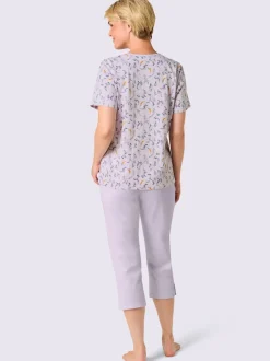 Pyjama court jersey fin