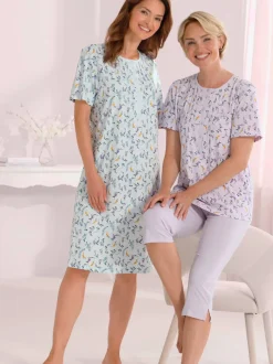 Pyjama court jersey fin