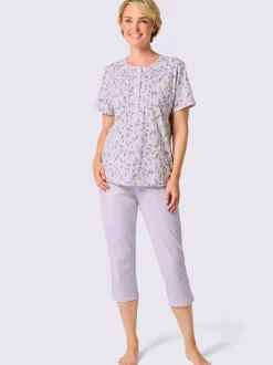 Pyjama court jersey fin