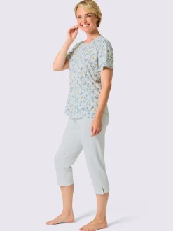 Pyjama court jersey fin