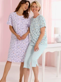 Pyjama court jersey fin