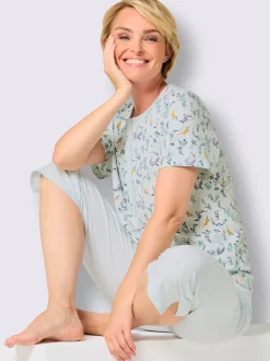 Pyjama court jersey fin