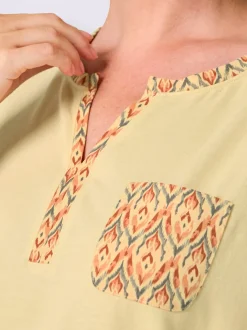 Pyjama court jersey fin