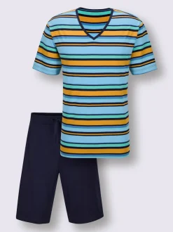 Pyjama court jersey fin