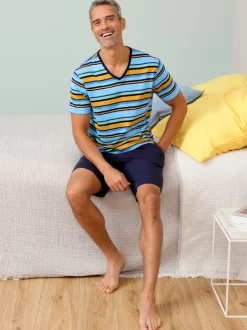 Pyjama court jersey fin