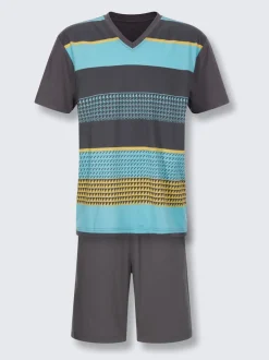 Pyjama court jersey fin