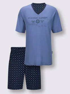 Pyjama court jersey fin