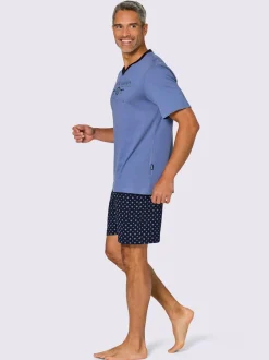 Pyjama court jersey fin