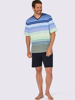 Pyjama court jersey fin