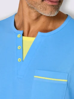 Pyjama court jersey fin