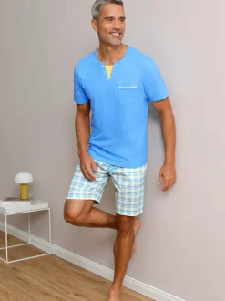 Pyjama court jersey fin