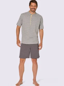 Pyjama court jersey fin