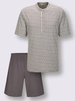 Pyjama court jersey fin