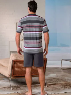 Pyjama court jersey fin