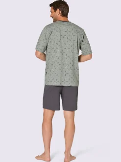 Pyjama court jersey fin