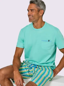 Pyjama court jersey fin