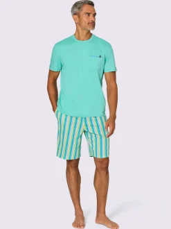 Pyjama court jersey fin