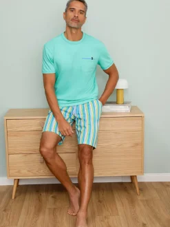Pyjama court jersey fin